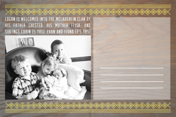 loganbirthannouncmentback